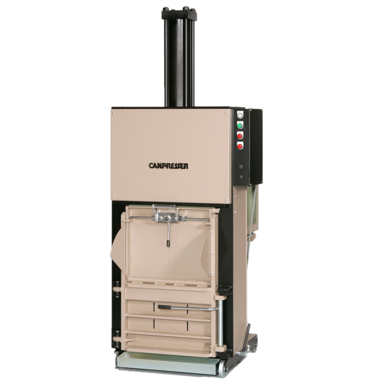空カン類専用処理プレス機 カン・プレッサー | もりや産業株式会社
