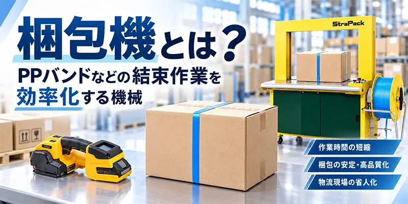 梱包機とは？種類・選び方から自動・半自動・ハンディタイプまで徹底